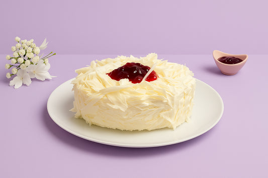 White Forest Cake